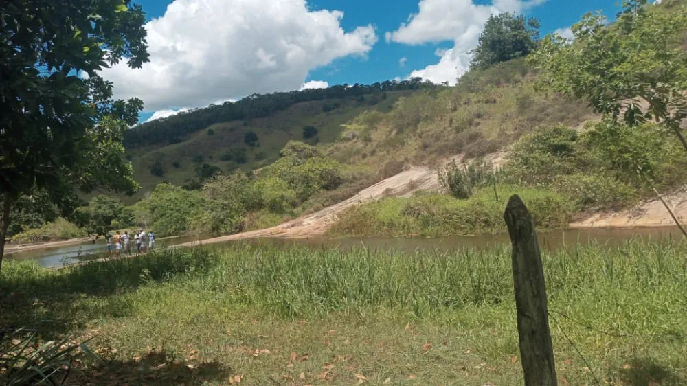 A vítima tomava banho na Cachoeira da Pancada, no Rio Ribeirão | Foto: Reprodução | Amargosa News