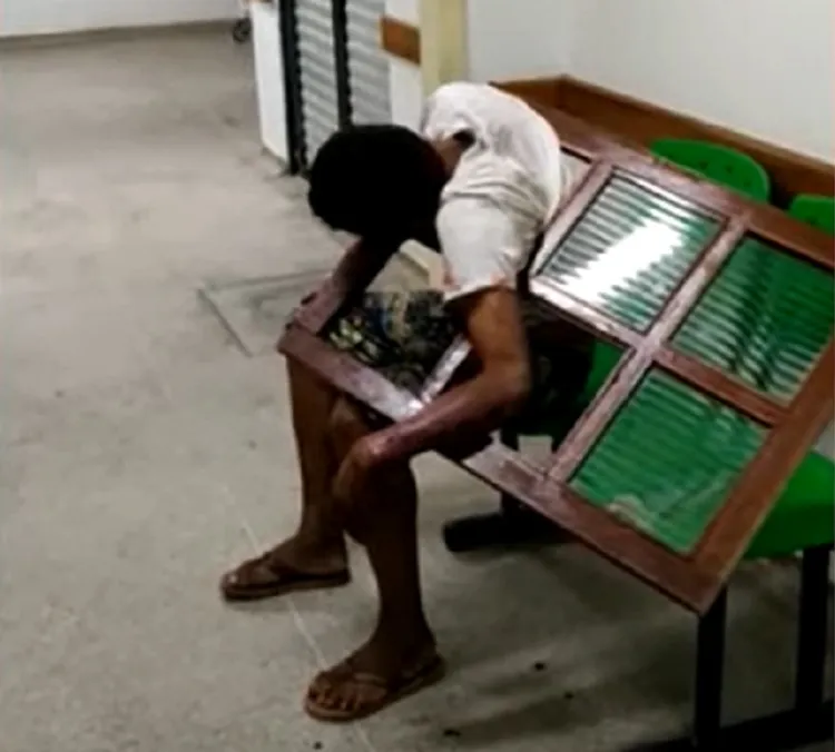 Apesar dele negar o ato criminoso, a polícia informou que não é a primeira vez que o rapaz invade uma residência da região | Foto: Reprodução | Youtube