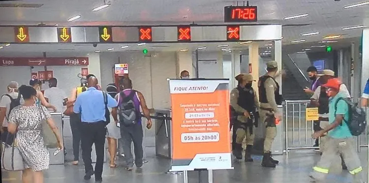 Situação foi acompanhada pela Polícia Militar | Foto: Reprodução | Bandeirantes