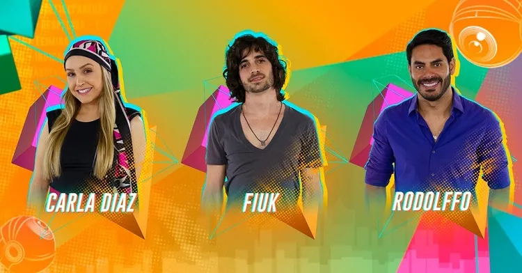 O trio disputa a preferência do público até esta terça-feira, 23, quando ocorre a eliminação | Foto: Divulgação | TV Globo