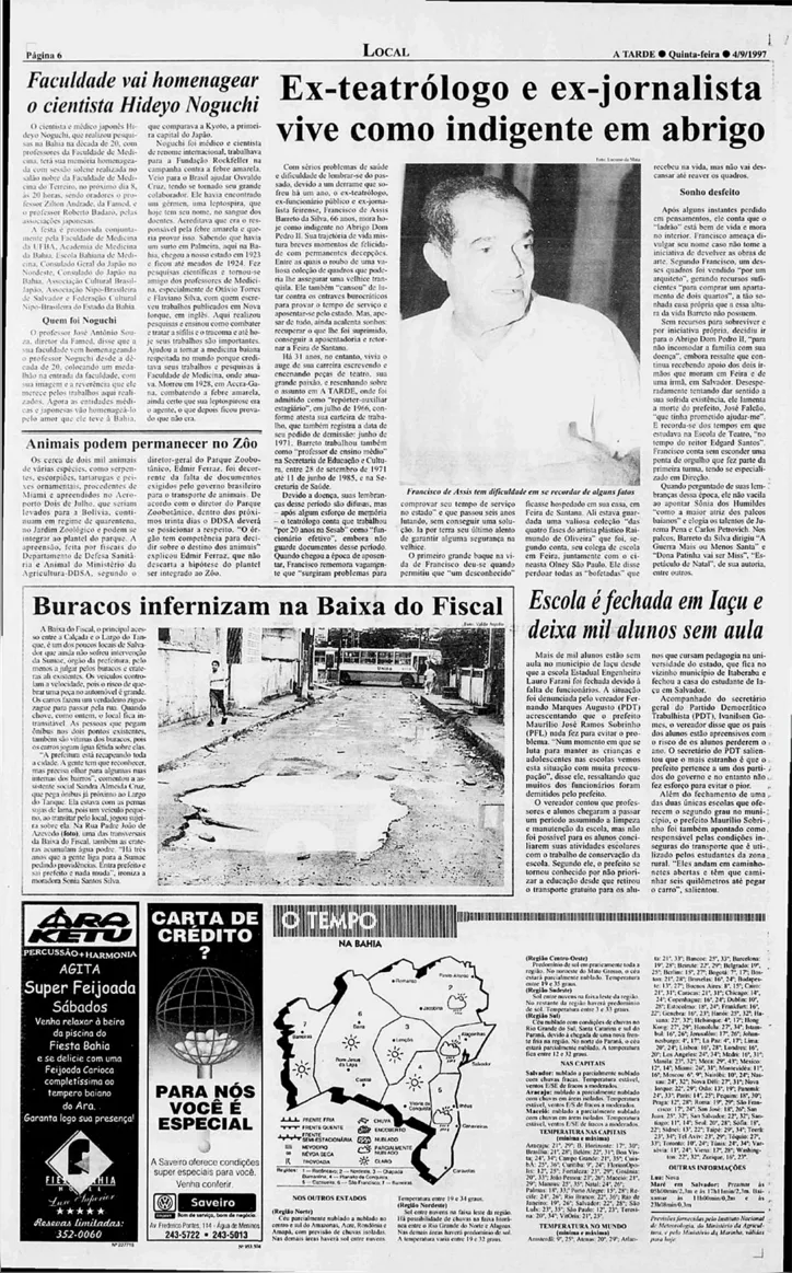 Imagem ilustrativa da imagem Reportagens traçam trajetória de um cientista persistente: Hideyo Noguchi
