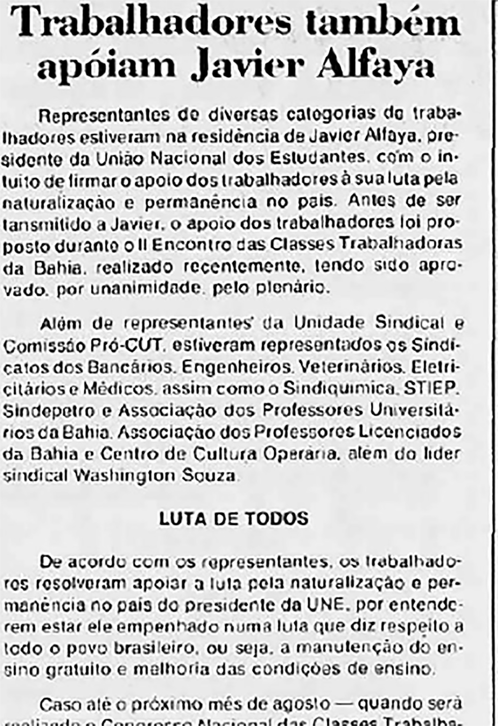 Imagem ilustrativa da imagem Perseguição a Javier Alfaya é alerta sobre os riscos do autoritarismo de Estado