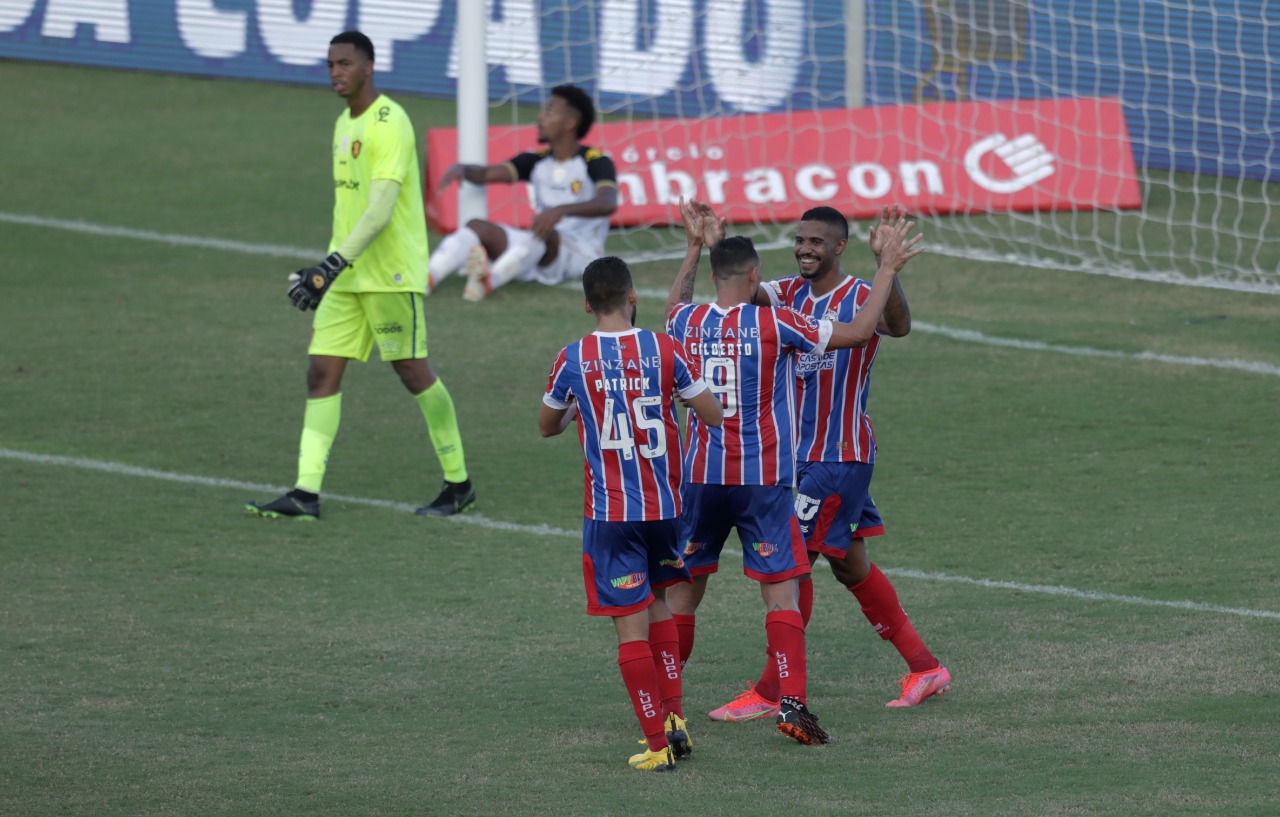 Bahia goleia o Sport e assume a liderança do grupo A do Nordestão