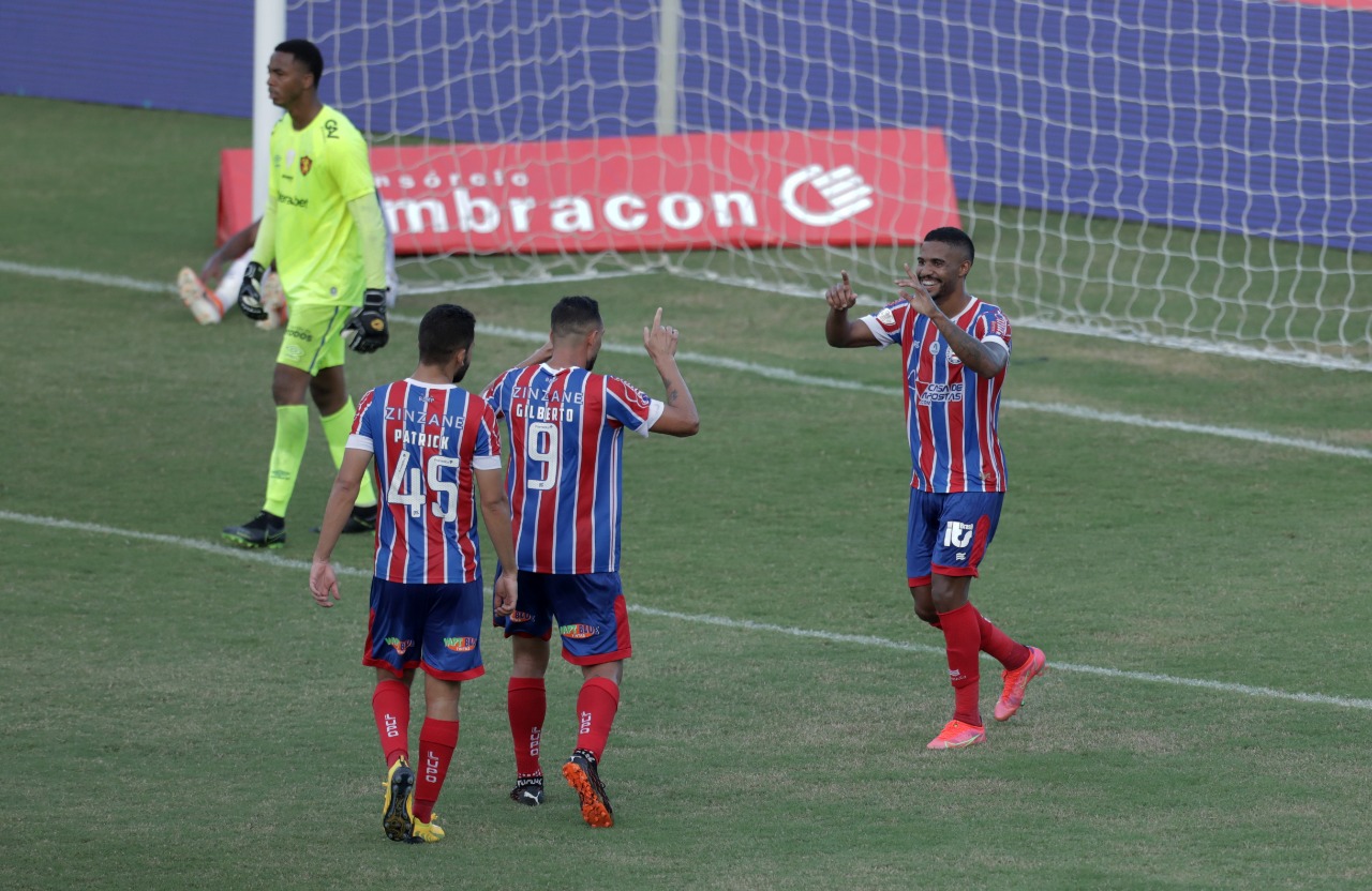 Bahia goleia o Sport e assume a liderança do grupo A do Nordestão