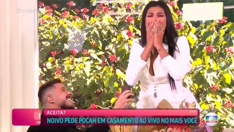 Na ocasião, Ana Maria foi até convidada para ser madrinha do relacionamento | Foto: Reprodução | TV Globo