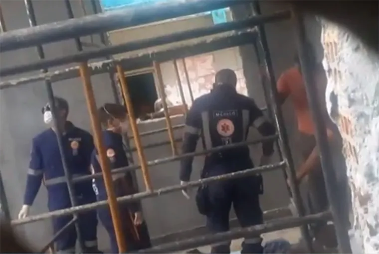 As vítimas foram socorridas e encaminhadas para o HGE | Foto: Reprodução | Rede Bahia