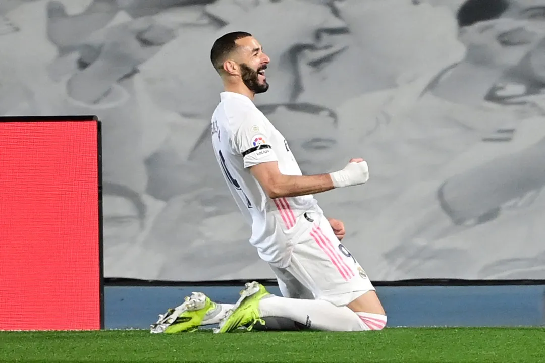 Benzema (foto) e Kross marcaram para o time merengue | Foto: Javier Soriano | AFP