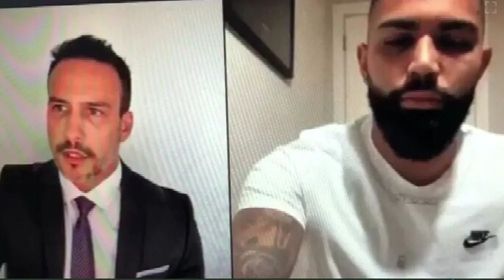 Jogador do Flamengo foi flagrado em 14 de março em cassino com 150 pessoas na capital paulista I Foto: Reprodução