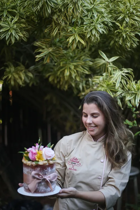 Julia Overbeck: “Começaram a presentear com bolos” | Foto: Raphaël Müller | Ag. A TARDE