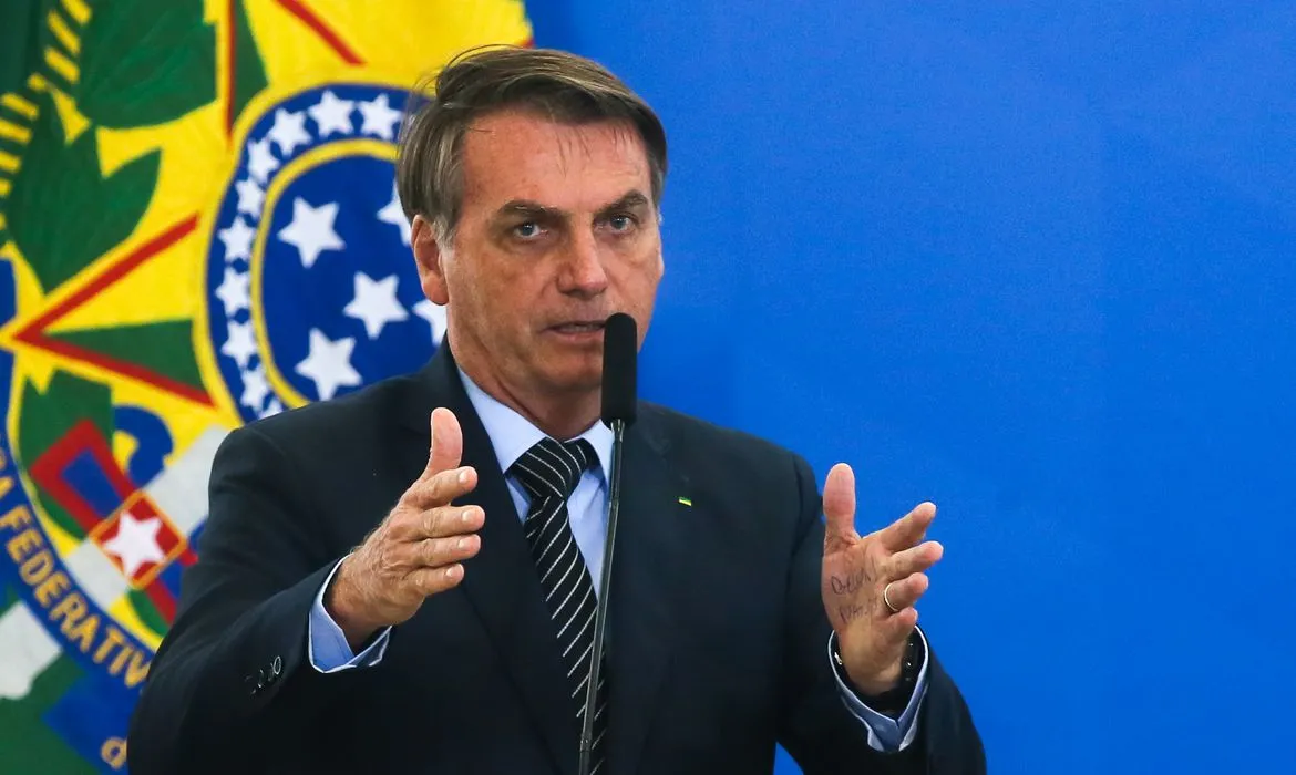 Bolsonaro também voltou a criticar a CPI da Covid, em curso do Senado Federal. Foto: Antonio Cruz | Agência Brasil