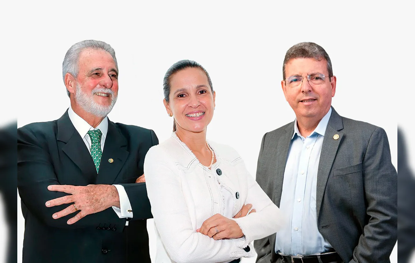 O presidente do Sebrae Nacional, Carlos Melles; a vice-coordenadora e o coordenador de MPMEs da ACB, Rosemma Maluf e Carlos Gantois | Foto: Reprodução