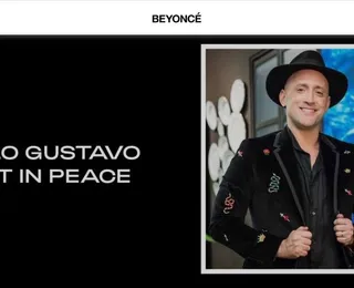 Em site oficial, Beyoncé presta homenagem a Paulo Gustavo