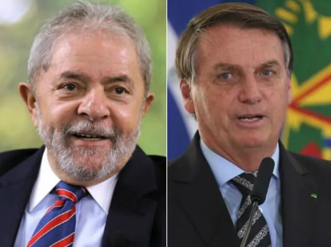 A pesquisa, dizem em Brasília, acendeu o sinal de alerta entre os bolsonaristas | Foto: Ricardo Stuckert | Instituto Lula e Fábio Rodrigues Pozzebom | Agência Brasil