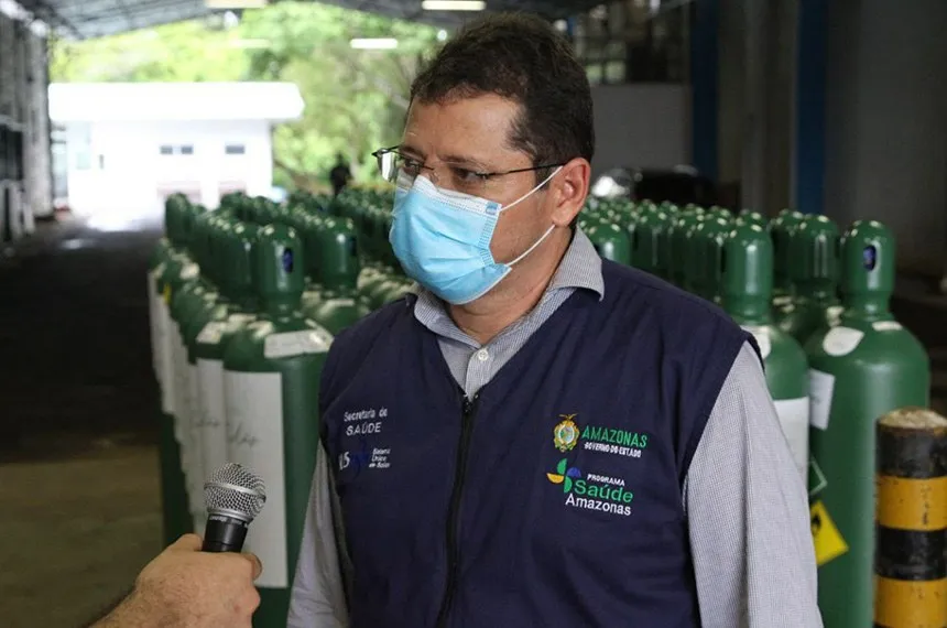 Campelo esteve a frente da Secretaria da Saúde do Amazonas durante o colapso no inicio no ano | Foto: Divulgação | Saúde AM