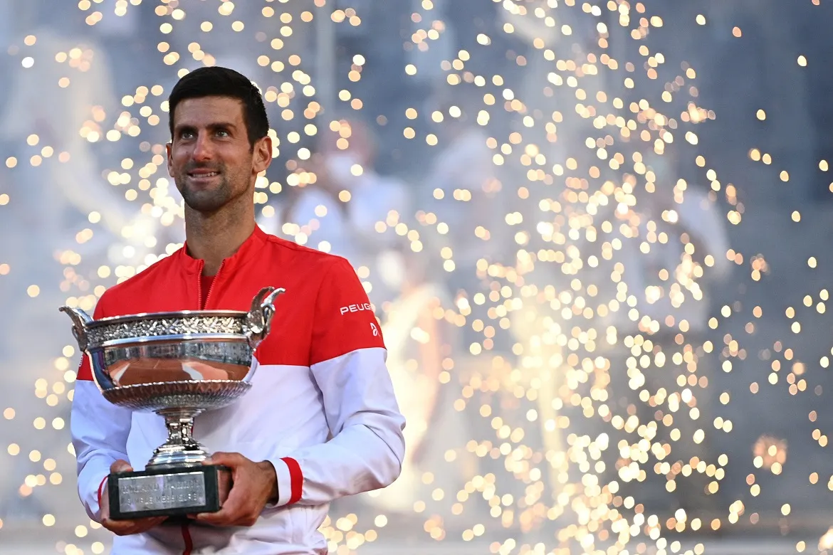 Sérvio chega a 19 títulos em torneios de Grand Slam | Foto: Anne-Christine Poujoulat | AFP