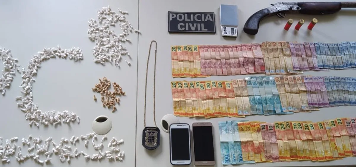 Material apreendido será encaminhado ao Departamento de Polícia Técnica | Foto: Divulgação | PC