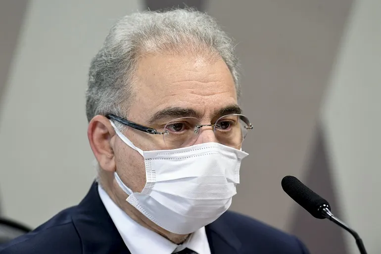 Marcelo Queiroga, ministro da Saúde, em depoimento à CPI da Covid