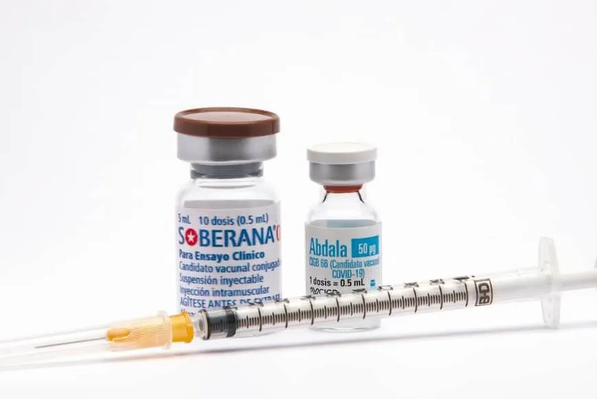 Imunizante Abdala é desenvolvido pelo Instituto Finlay de Vacinas e pelo CIGB | Reprodução | Twitter: @DiazCanelB