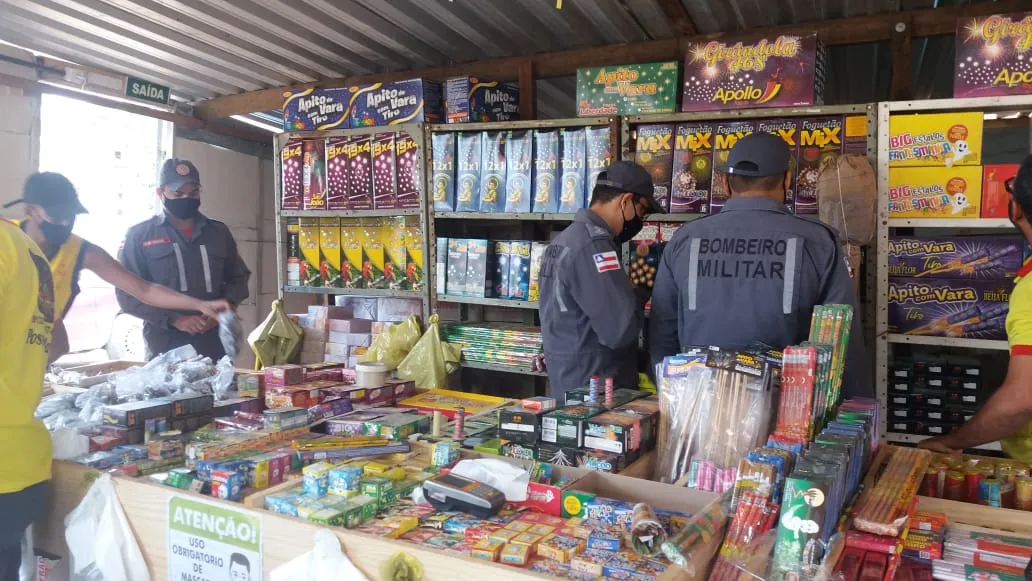 Ação visa prevenir os acidentes com fogos de artificio | Foto: Divulgação | CBMB