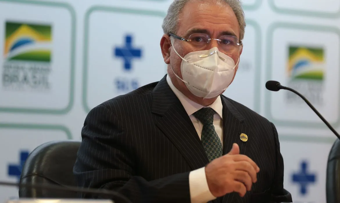 A afirmação foi feita neste sábado pelo ministro da Saúde, Marcelo Queiroga | Foto: Marcello Casal Jr | Agência Brasil