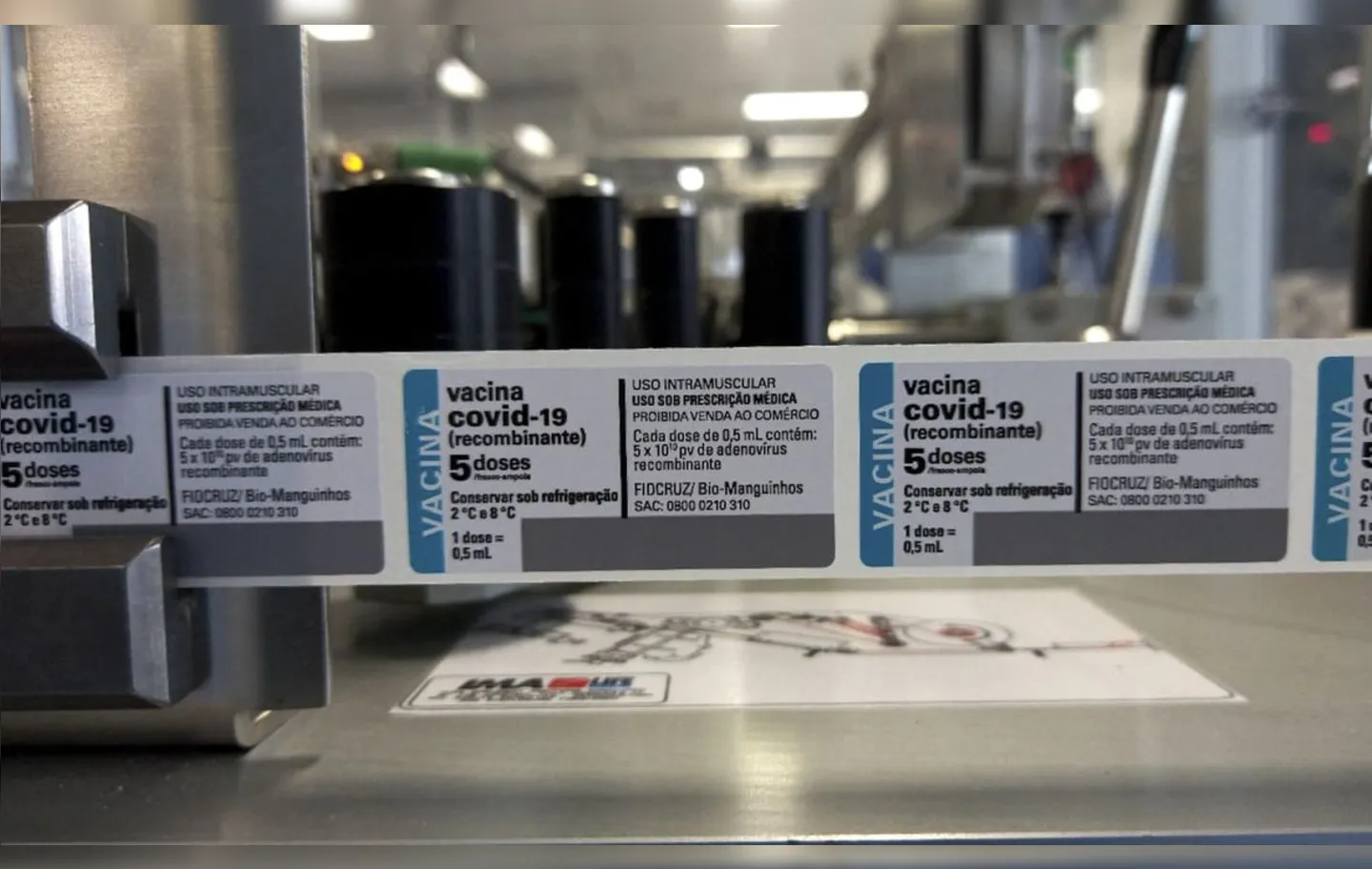 Carregamento com ingrediente farmacêutico ativo chegou ao aeroporto do Galeão | Foto: Divulgação | Fiocruz