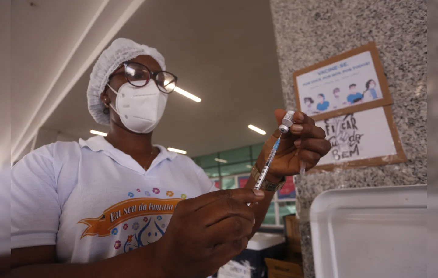 Vacinação contra a Covid-19 em Salvador