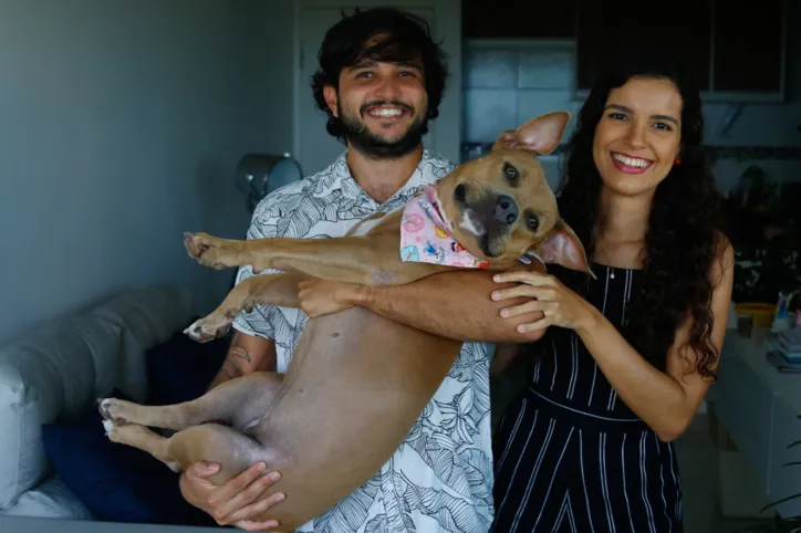 Lorena e Luis: creche faz a alegria de Panqueca Foto: Rafael Martins | Ag. A TARDE