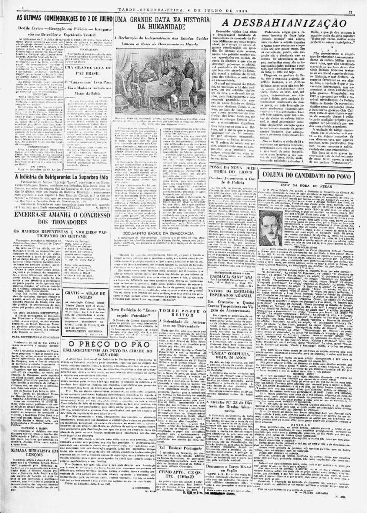 Imagem ilustrativa da imagem Salvador sediou o I Congresso Nacional de Trovadores e Violeiros em 1955