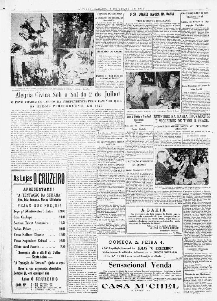 Imagem ilustrativa da imagem Salvador sediou o I Congresso Nacional de Trovadores e Violeiros em 1955