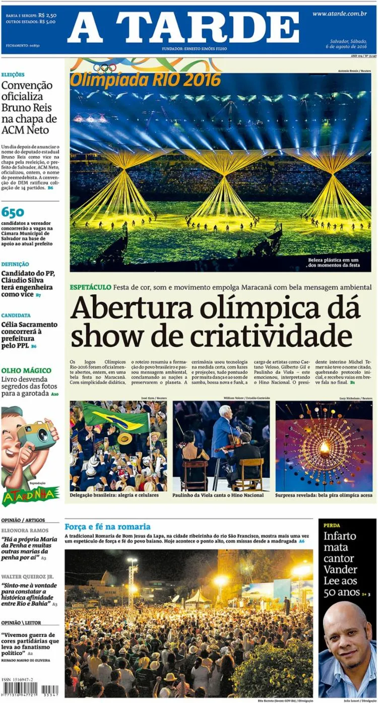 Imagem ilustrativa da imagem Rio 2016: baianos ganharam protagonismo nas Olimpíadas