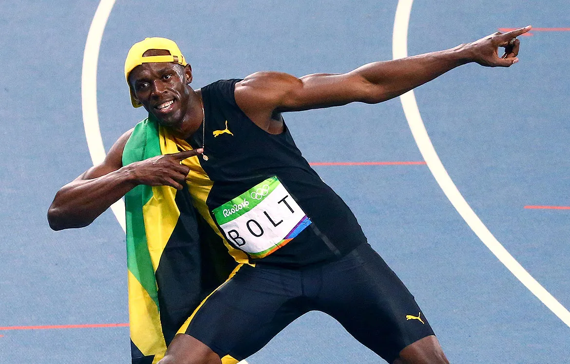 O melhor velocista de todos os tempos. Foi o grande herói do atletismo nos Jogos de Pequim-2008, Londres-2012 e Rio-2016 | Foto: Reuters | David Gray
