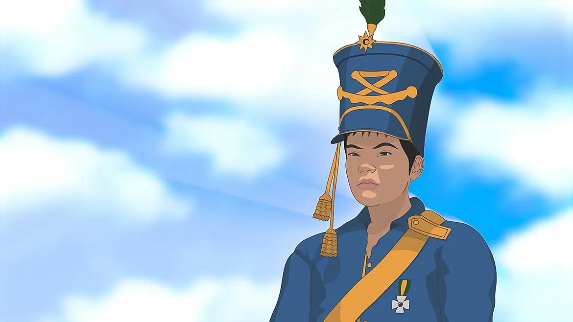 Disponível no YouTube, curta-metragem Maria Quitéria: Honra e Glória quer virar um longa | Foto: Fire Studio Animation | Divulgação