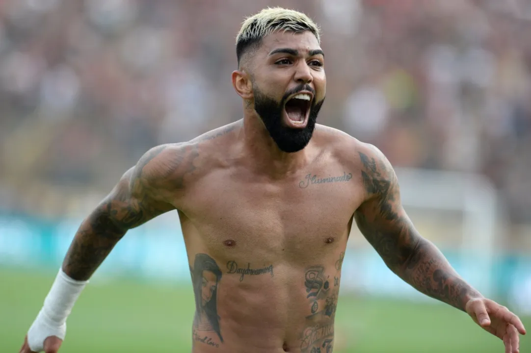 Atacante marcou 3, dos 5 gols do Flamengo sob o Bahia | AFP