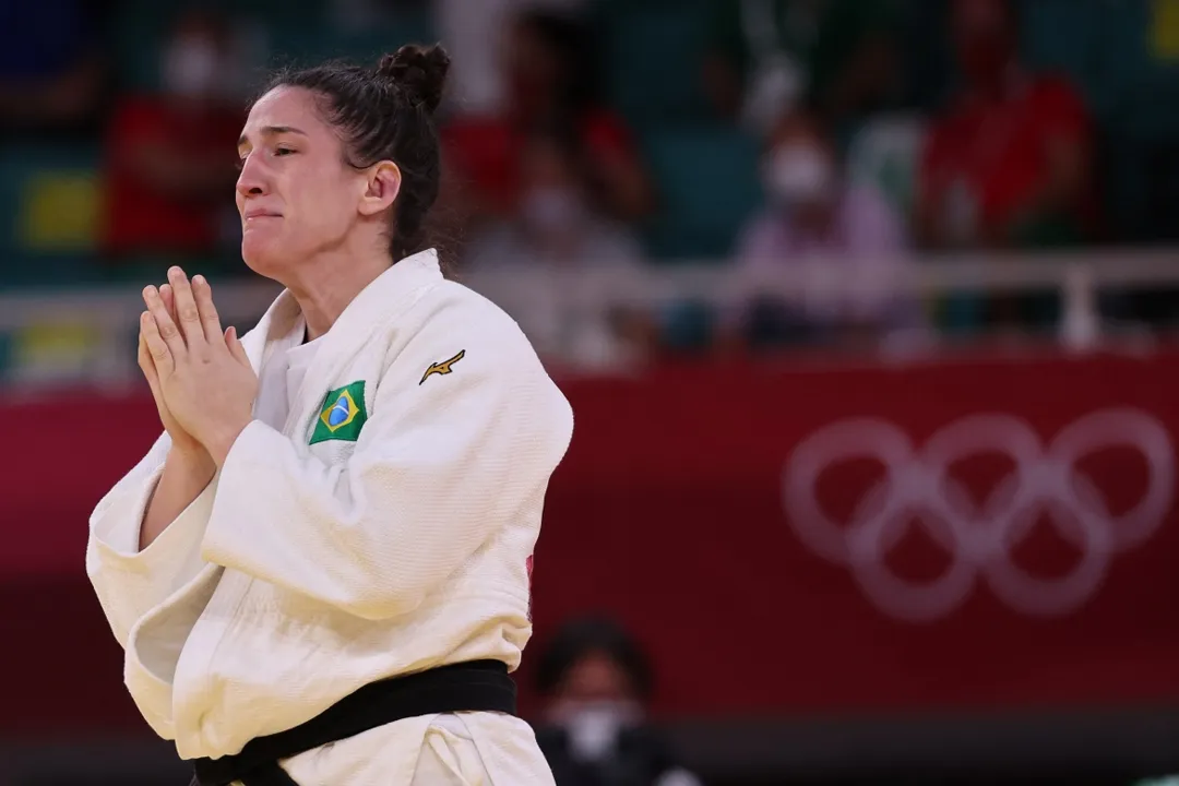 Brasileira ganhou sua terceira medalha olímpica | Foto: Jack Guez | AFP