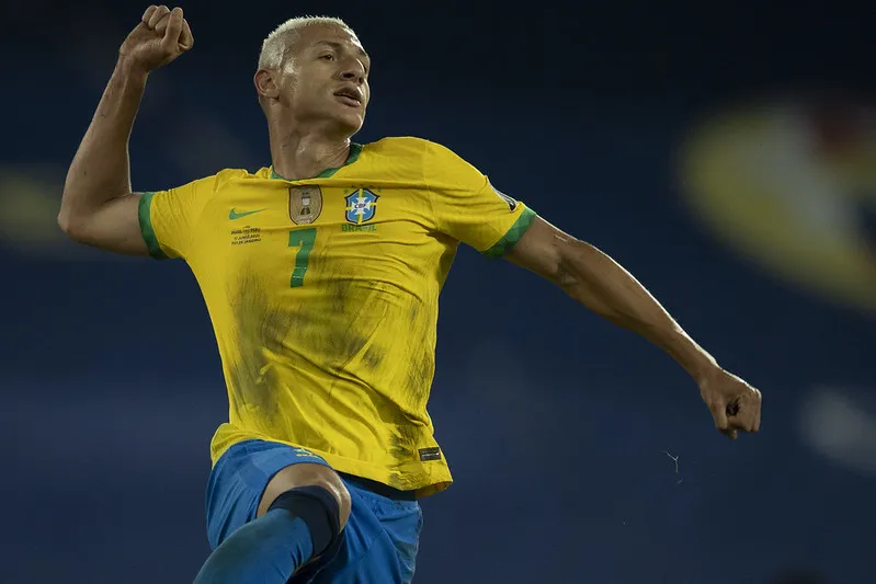 Atacante está com o grupo que disputa a Copa América, no Brasil | Foto: Lucas Figueiredo | CBF