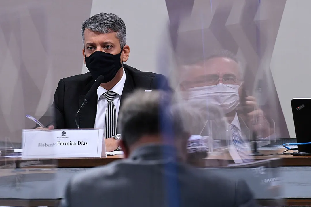 Dias foi acusado pelo senador Omar Aziz de ter mentido em seu depoimento na CPI | Foto: Edilson Rodrigues | Agência Senado