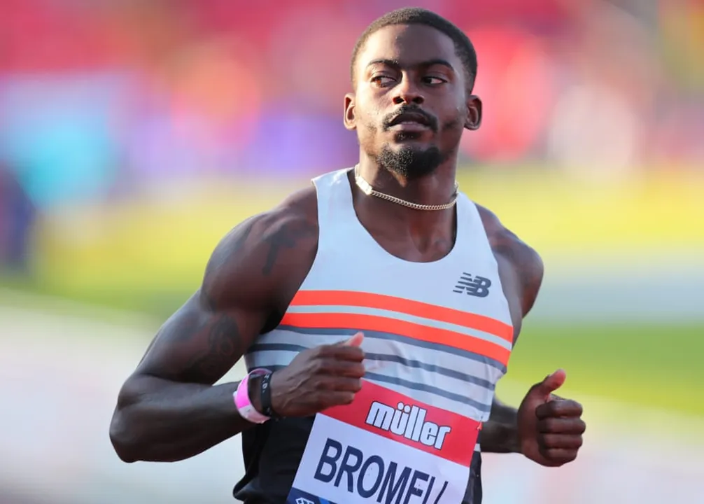 Com Trayvon Bromell, melhor tempo do ano (9,77) nos 100 metros, os EUA são francos favoritos apesar da ausência do campeão mundial Christian Coleman | Foto: Ashley Allen | Getty Images