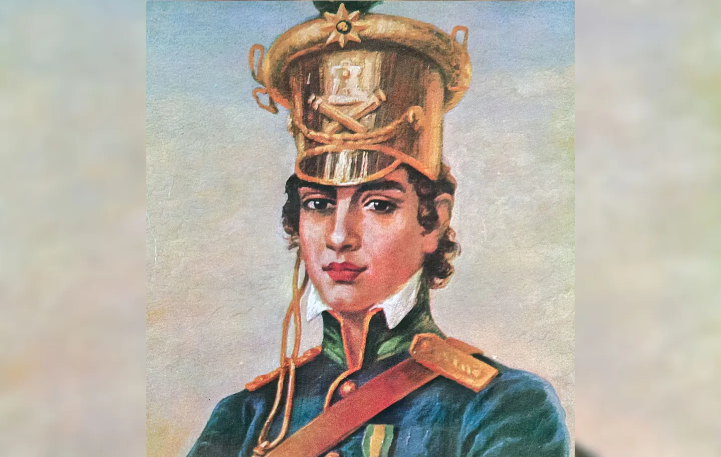 Maria Quitéria combateu usando o nome de Soldado Medeiros. Foto: Reprodução de domínio público