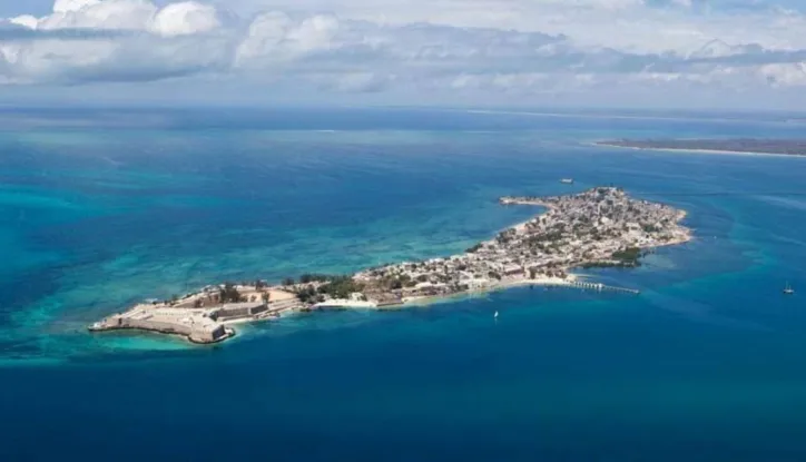 Vista aérea da Ilha de Moçambique | Foto: Pinterest