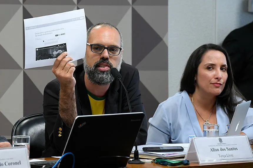 Ação refere-se a falas do blogueiro de novembro de 2020 | Foto: Roque de Sá/Agência Senado