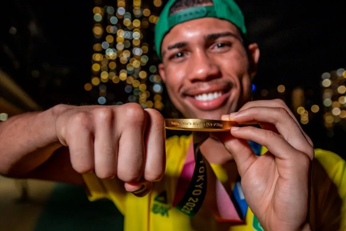 Hebert Conceição foi um dos baianos a se tornar campeão olímpico | Foto: Divulgação | Time Brasil
