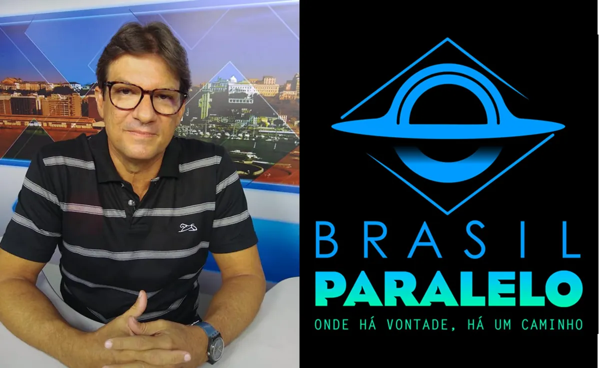 Professor criticou indicação de conteúdo produzido pela Brasil Paralelo | Foto: Montagem/ Reprodução/ Divulgação