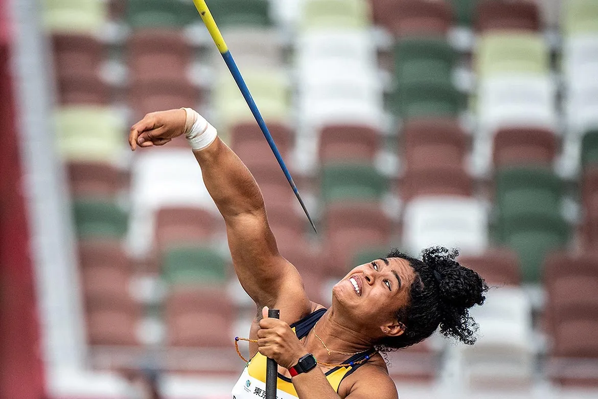 A atleta de Ibipeba foi prata no lançamento de dardo; Renê Pereira foi bronze no remo | Foto: Philip Fong | AFP