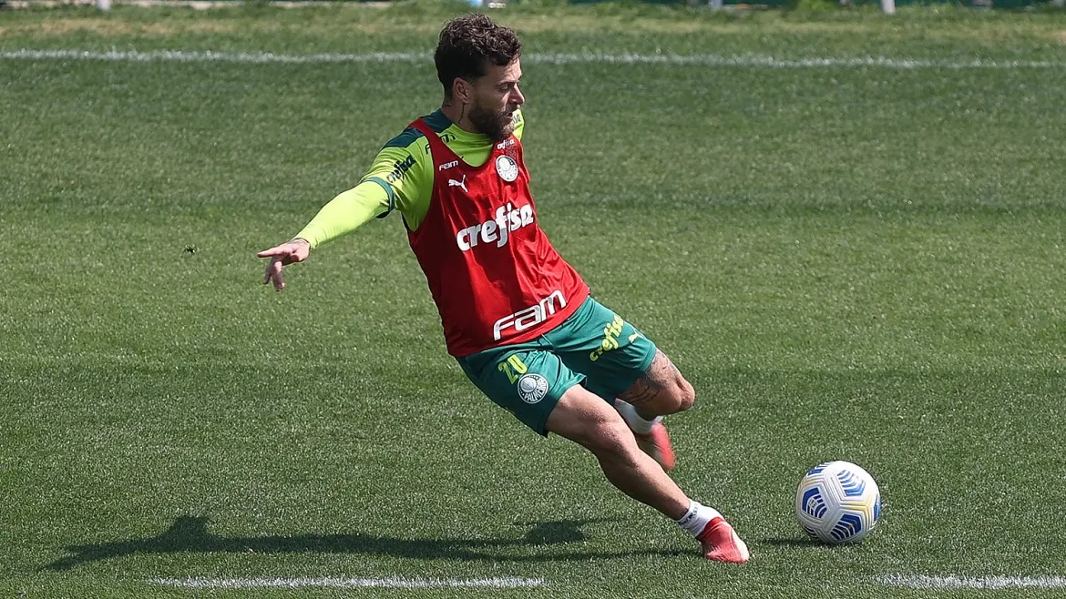Lucas Lima é o novo jogador na mira da diretoria tricolor | Foto: Cesar Grecco | SE Palmeiras