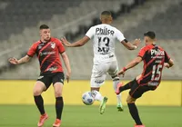 Athletico-PR sai na frente do Santos nas quartas da Copa do Brasil