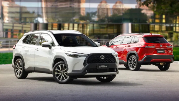 O modelo está disponível nas concessionárias Toyota com preço sugerido de R$ 192.690 (Preço-base Brasília) | Foto: Divulgação