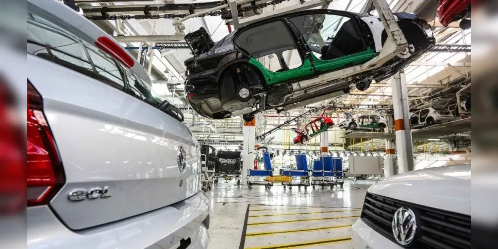 Juntas, a Volkswagen e a Toyota registraram cerca de 80% dos US$ 125 bilhões de perdas causadas pela falta de componentes necessários | Foto: Divulgação | Volkswagen