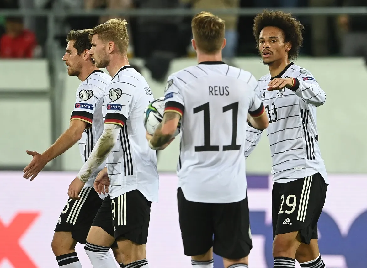A Alemanha venceu por 2 a 0, na estreia de Hansi Flick | Foto: Christof Stache | AFP