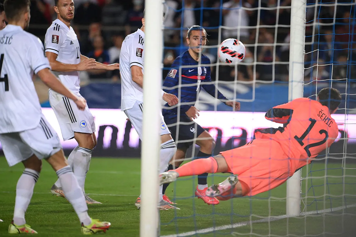 Griezmann marcou o gol de empate para os franceses | Foto: Franck Fife | AFP