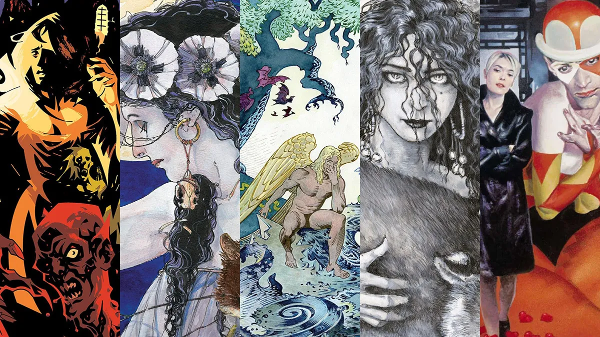 Biblioteca Gaiman, volume com seis de seus contos literários adaptados para os quadrinhos, chegou há pouco tempo às livrarias.